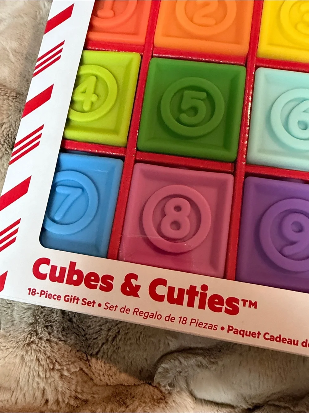 Bright Starts Cubes & Cuties™ Colorful Numbered Stacking Blocks - Multicolor